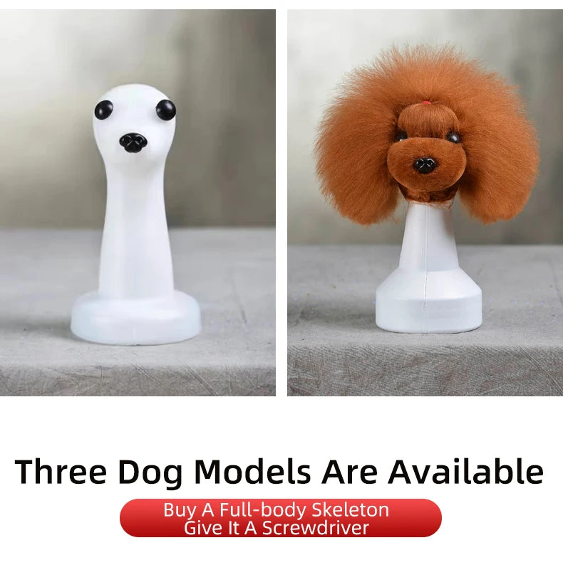 Professional pet grooming model dog for grooming practice dog standard skeleton model dog pet simulator model