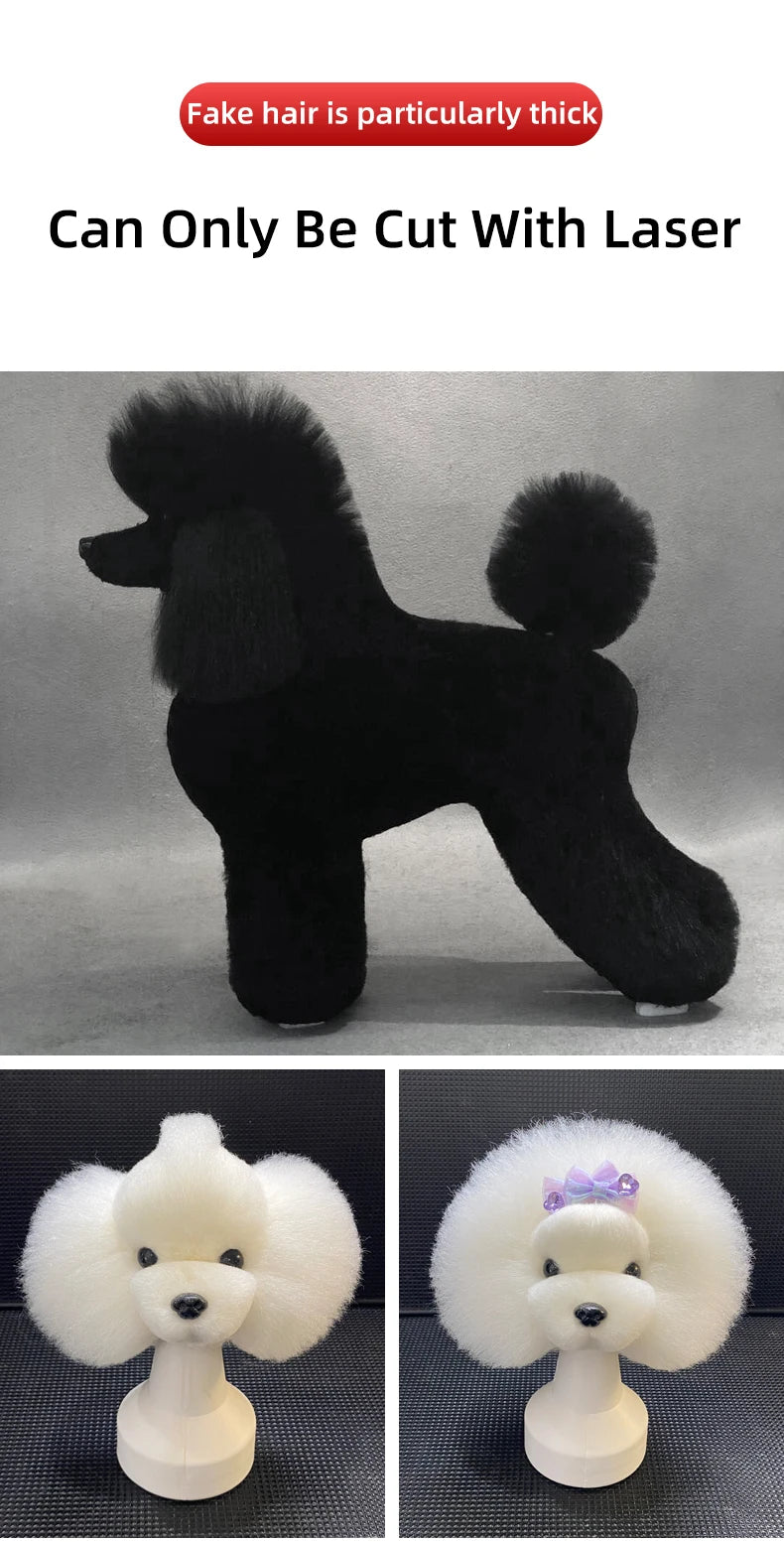 Professional pet grooming model dog for grooming practice dog standard skeleton model dog pet simulator model