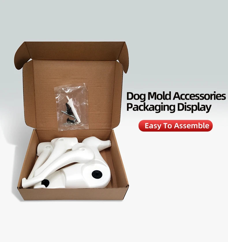 Professional pet grooming model dog for grooming practice dog standard skeleton model dog pet simulator model