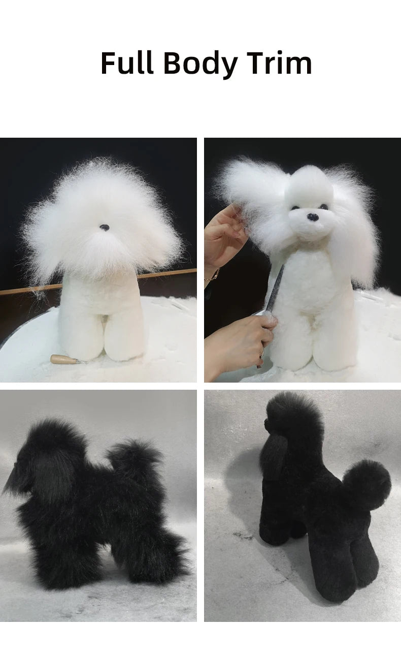 Professional pet grooming model dog for grooming practice dog standard skeleton model dog pet simulator model
