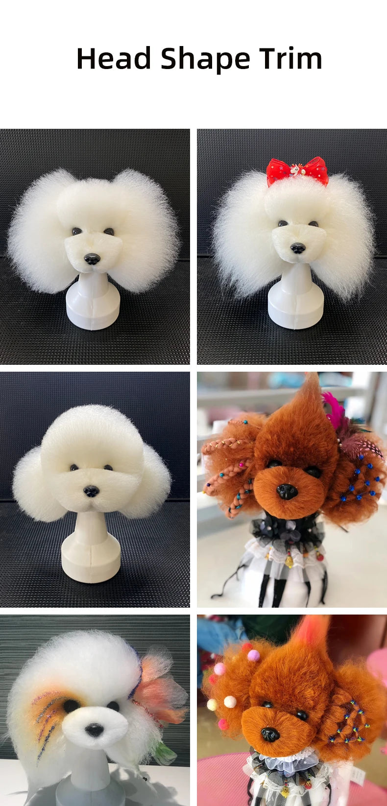 Professional pet grooming model dog for grooming practice dog standard skeleton model dog pet simulator model