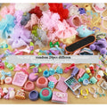 Accessories for lps Pets, (Random 20 pc) Hat Scarf Jacket Dress Bow Skirt Clothes Collar Foof and Drink Toy Accessories fit lps