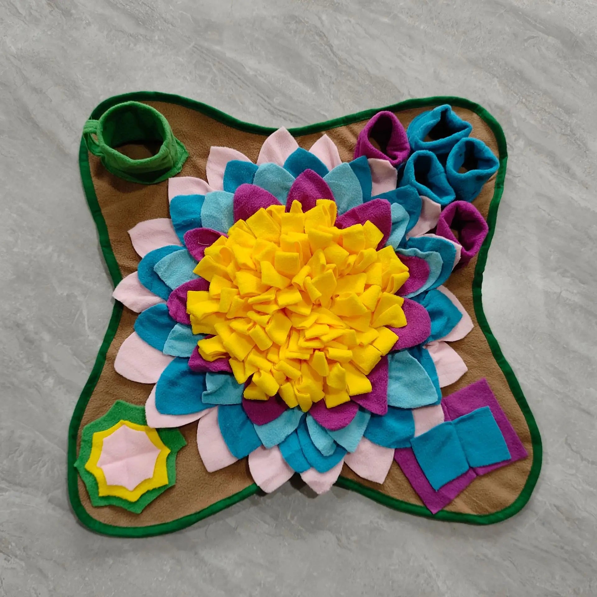 Pet Sniffing Training Mat Blanket Eco-friendlyTraining Mat Dogs Cats Educational Stress Relief Bite Resistant Slow Food Pets