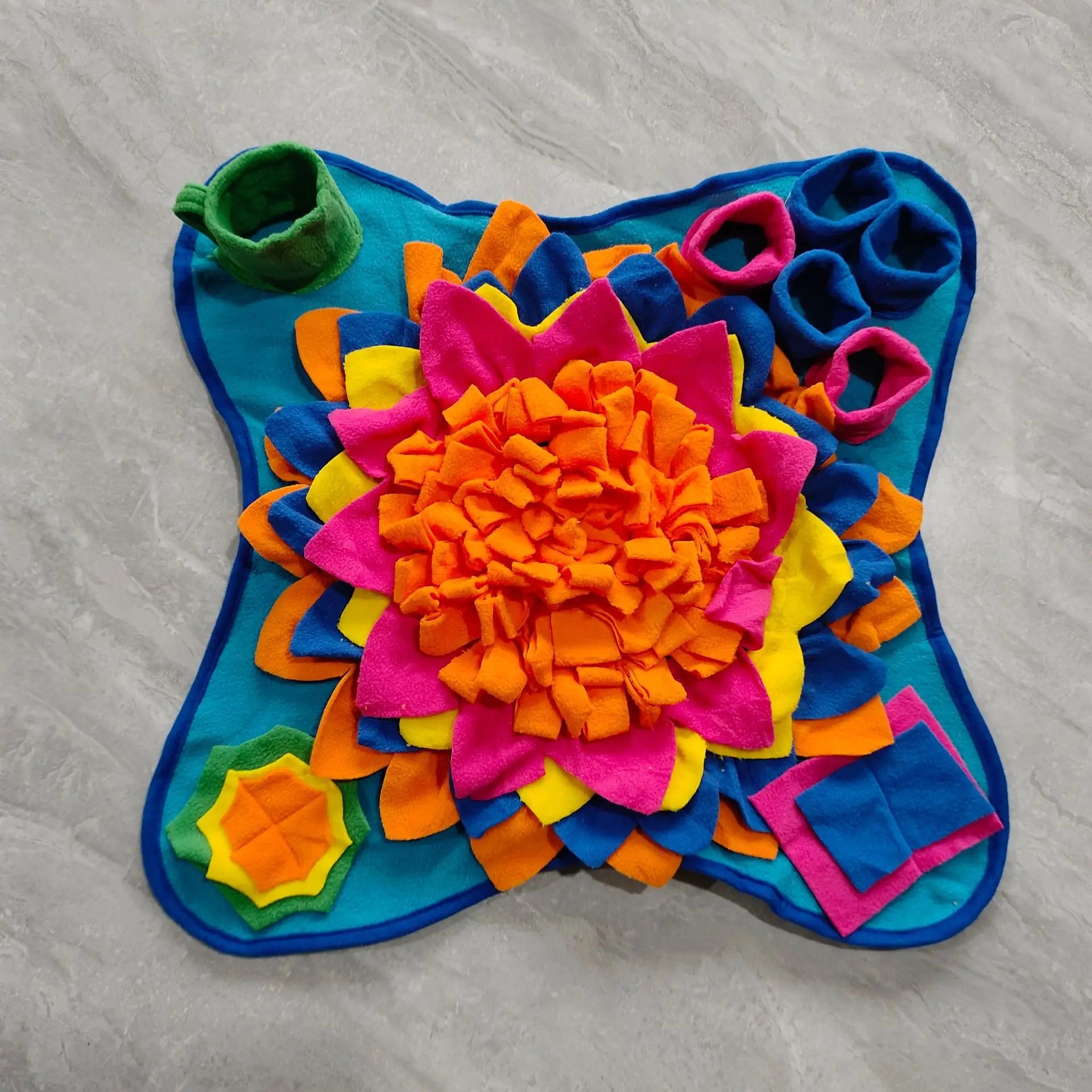Pet Sniffing Training Mat Blanket Eco-friendlyTraining Mat Dogs Cats Educational Stress Relief Bite Resistant Slow Food Pets