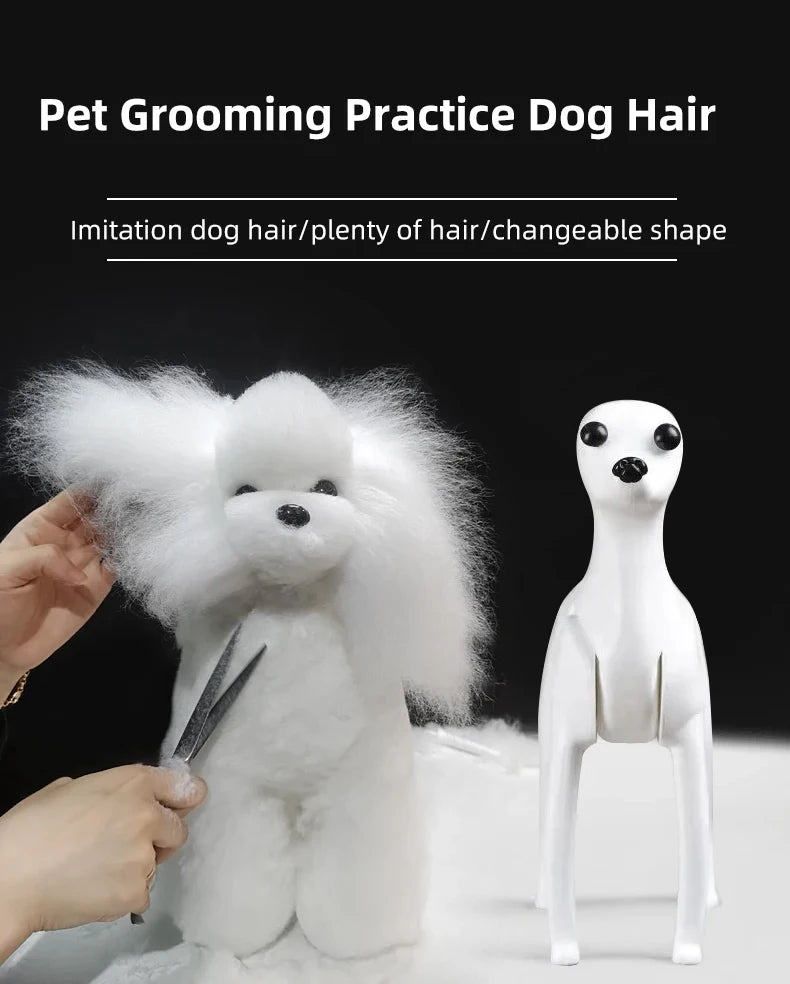 Professional pet grooming model dog for grooming practice dog standard skeleton model dog pet simulator model